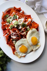 Chilaquiles Rojos Red Chilaquiles Mexican Food Memories