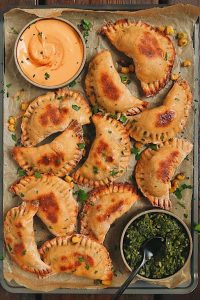 Corn and Mushroom Empanadas