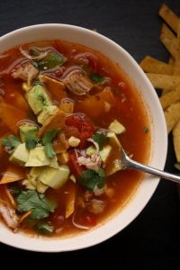 Easy Chicken Tortilla Soup Recipe Spicy Healthy Gluten Free Mexican