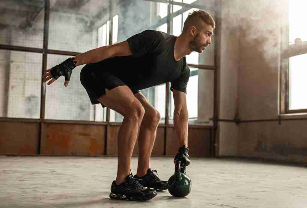 sportsman working out with kettlebell in gym 2022 11 12 15 10 11 utc