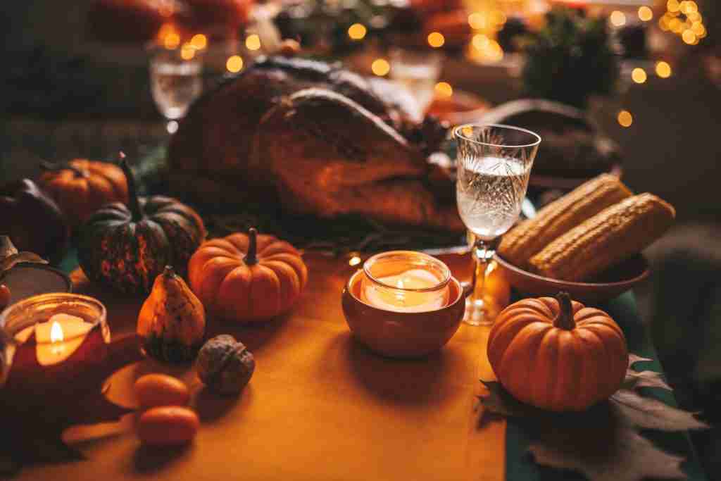 thanksgiving holiday dinner table setting with fal 2022 11 18 00 15 57 utc