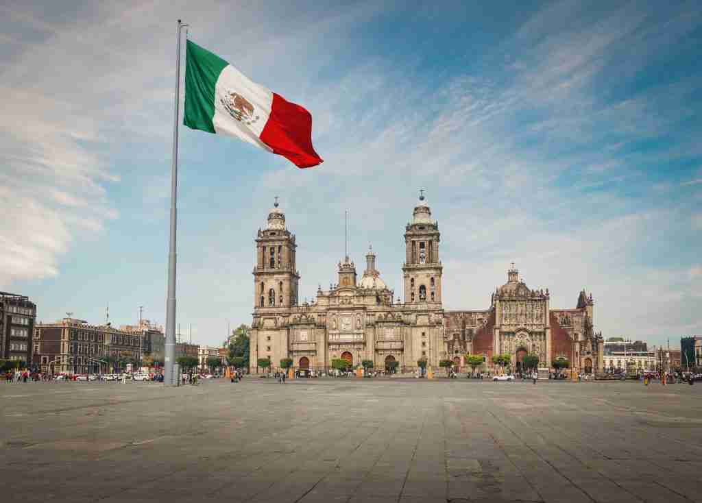 zocalo square and mexico city cathedral mexico c 2022 03 07 17 19 31 utc